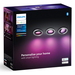 Philips Hue Centura inbouwspot White and Color - rond - Aluminium - 3-pack