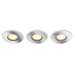 Philips Hue Adore badkamerinbouwspot White Ambiance - rond - Chroom 3-pack + dimmer