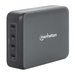 Manhattan Cuatro puertos USB-C PD con hasta 140 W por puerto, 240 W de salida total, Power Delivery 3.1, negro