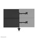 Neomounts NERO DS60-600BL2-2 Monitorarm Zwart