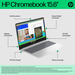 HP Chromebook 15a-nb0006na Intel® N N100 39.6 cm (15.6″) HD 4 GB LPDDR5-SDRAM 128 GB UFS Wi-Fi 6 (802.11ax) ChromeOS Silver thumbnail 11