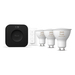 Philips Hue White and Color Starter Pack GU10 3-pack + Bridge Pro + dimmer