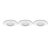 Philips Hue Inbouwspot Slim 3-Pack - White and Color - 90mm - Wit