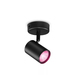 WiZ 1 spot Imageo zwart - Gekleurd en Wit licht - GU10