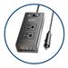 CDP XVU212 Inversor Automotriz 2OOW, 2 salidas nema 5-15R I2OVAC. 1 TYPE C PD Output (5Vdc @-12Vdc), 1 QC3.0 (5Vdc-12Vdc), 2 USB 3.4A imagen 1