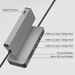ACT USB-C 4-poorts usb hub met power delivery