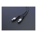 Manhattan USB-C macho a USB-C macho, 2 m (7 ft), USB4 Gen 3x2, 8K@60Hz pantalla única / 4K@60Hz pantalla doble, compatible con Thunderbolt 4, Power Delivery 3.1 compatible con versiones anteriores de 140/100/65 W, negro