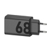 Motorola Power Delivery Oplader 68W Zwart + Usb C Kabel 1m Zwart Kunststof