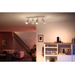 Philips Hue Fugato Opbouwspot White and Color - Wit - 4-spots