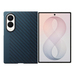 Samsung Galaxy Z Fold 8 Carbon Back Cover met Magneet Blauw