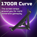 Acer Predator X32X curved QD-OLED gaming monitor – 31.5″, QD-OLED, 1700R curve, 4K Ultra HD, 240Hz, 0.03ms, FreeSync Premium, DisplayHDR 400 True Black, HDMI, DP & USB-C thumbnail 3