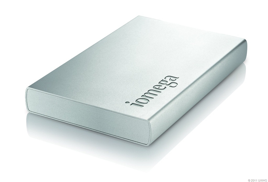 Iomega Helium 1TB external hard drive USB 2.0 Silver image 1