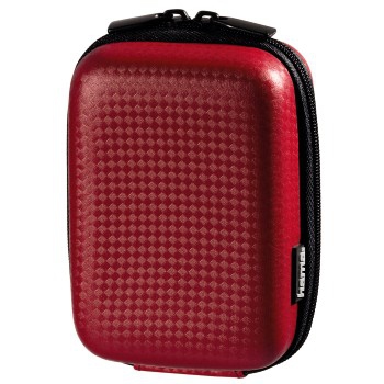 Hama Borsa "Hardcase Carbon Style" 60H, rossa (6,5x3x10,5 cm.)