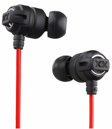 JVC HA-FX1X headphones/headset Wired Black, Red image 2