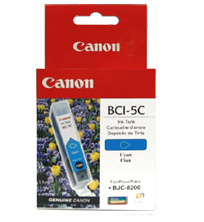 INK JET CANON ORIG. BJC-8200 CYAN      BCI5C