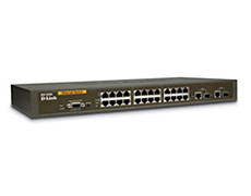 D-Link DES-3226L Managed 24-Port 10/100 Switch + 2 combo Gig copper/SFP uplinks DES-3226L Managed 24-Port 10/100 Switch + 2 combo Gig copper/SFP uplinks L2
