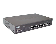 D-Link DES-3010PA Managed 8 x10/100 PoE Switch + 1 Gigabit Port + 1 SFP Slot L2 Power over Ethernet (PoE)