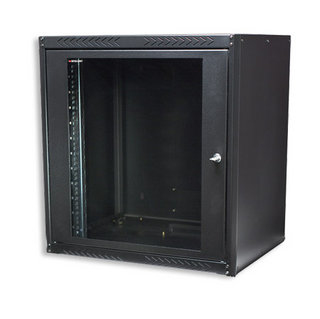 Intellinet 601436 rack cabinet 12U Wall mounted rack Black