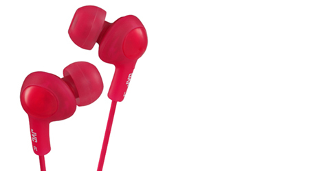 JVC HA-FX5-R Headphones Wired In-ear Music Red image 1