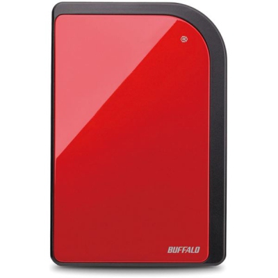 Buffalo MiniStation 500GB external hard drive 2.5″ USB 2.0 Red image 1