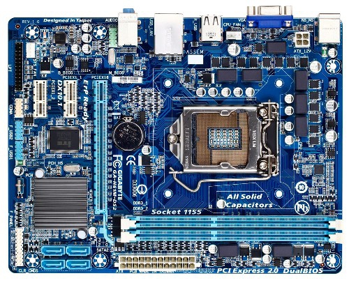 GIGABYTE GA-H61M-DS2 motherboard Intel® H61 LGA 1155 (Socket H2) micro ATX