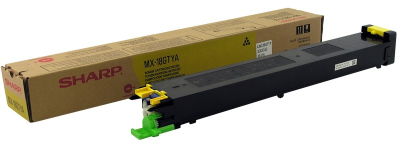 Sharp MX-18GTYA Toner yellow, 10.000 pages for Sharp MX 1800 N