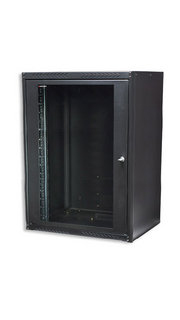 Intellinet 671644 rack cabinet 16U Wall mounted rack Black