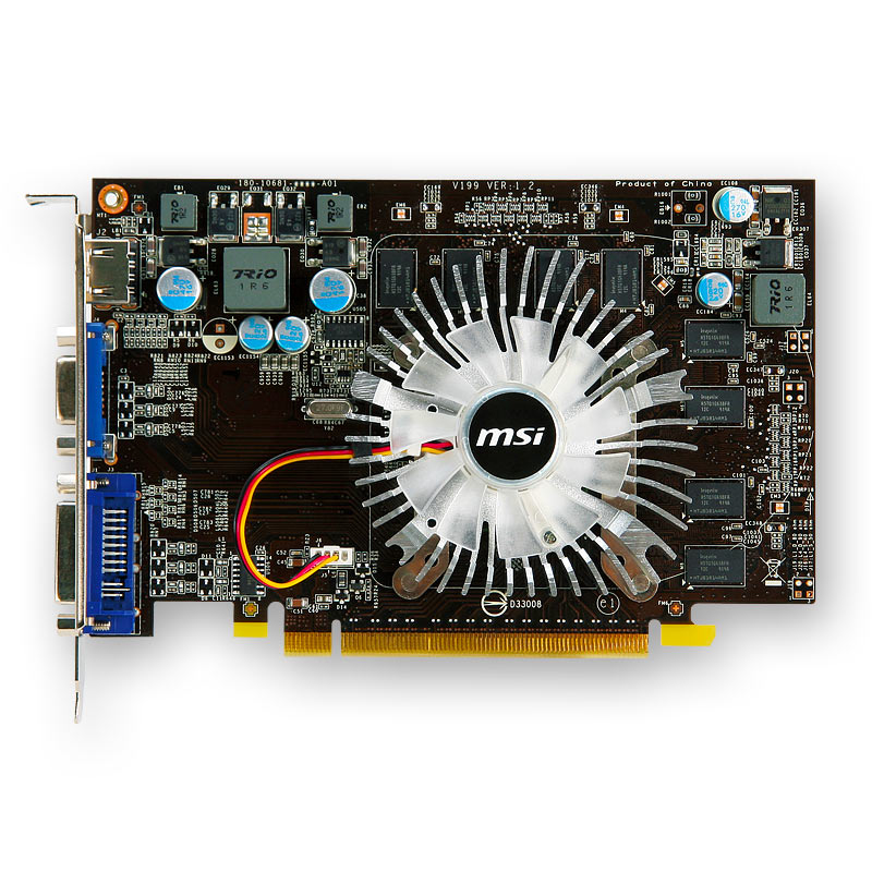 MSI N240GT-MD1G/D3 graphics card NVIDIA GeForce GT 240 GDDR3