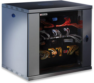 Intellinet 710794 rack cabinet 13U Wall mounted rack Black