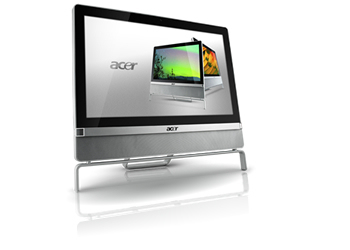 Acer 801 Intel® Core™ i3 i3-2120 54.6 cm (21.5") 1920 x 1080 pixels Touchscreen 4 GB DDR3-SDRAM 1 TB Windows 7 Home Premium Black, Silver