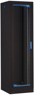 Intellinet Network Cabinet - Free Standing, 42U, 600mm Deep, Black, Assembled, Max 500kg, Server Rack, 19", Three Year Warranty