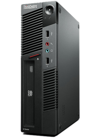Lenovo ThinkCentre M91 Intel® Core™ i3 i3-2120 4 GB DDR3-SDRAM 320 GB Windows 7 Professional PC Black