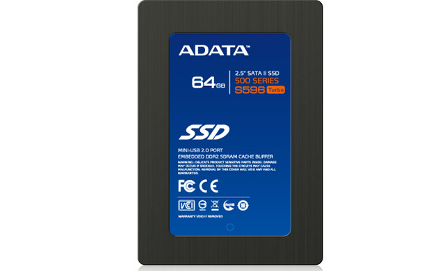ADATA SSD64GB internal solid state drive 64 GB 2.5" Serial ATA II MLC