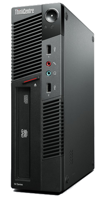 Lenovo ThinkCentre M91 Intel® Core™ i3 i3-2120 4 GB DDR3-SDRAM 320 GB Windows 7 Professional PC Black