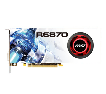 MSI R6870-2PM2D1G/D5 graphics card AMD Radeon HD6870 1 GB GDDR5