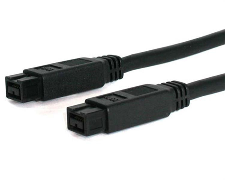 StarTech.com 6 ft 1394b 9 Pin to 9 Pin Firewire 800 Cable M/M - IEEE 1394 cable - FireWire 800 (M) to FireWire 800 (M) - 6 ft - black - for P/N: BNDTB1394B3, EC1394B2, MPEX1394B3, PCI1394B_3, PEX1394B3