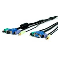 StarTech.com 6 ft. Black PC99 4-in-1 Console Extension Cable KVM cable 1.83 m