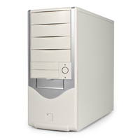 StarTech.com Mid-tower Computer Case 450W Midi Tower Beige image 1