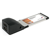 2 PORT EXPRESSCARD LAPTOP USB 2.0 ADAPTER CARD