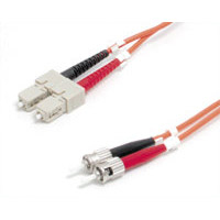 StarTech.com 20m Multimode 62.5/125 Duplex Fiber Optic Cable ST-SC InfiniBand/fibre optic cable Orange
