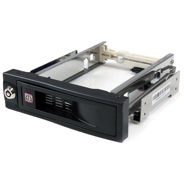 Rack Móvil de Aluminio de 5.25" para un Disco Duro HDD SATA de 3.5" sin Bandeja, Startech HSB100SATBK