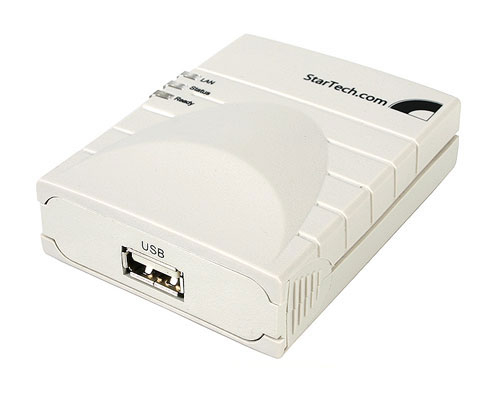 StarTech.com Printer and USB Device Server print server Ethernet LAN