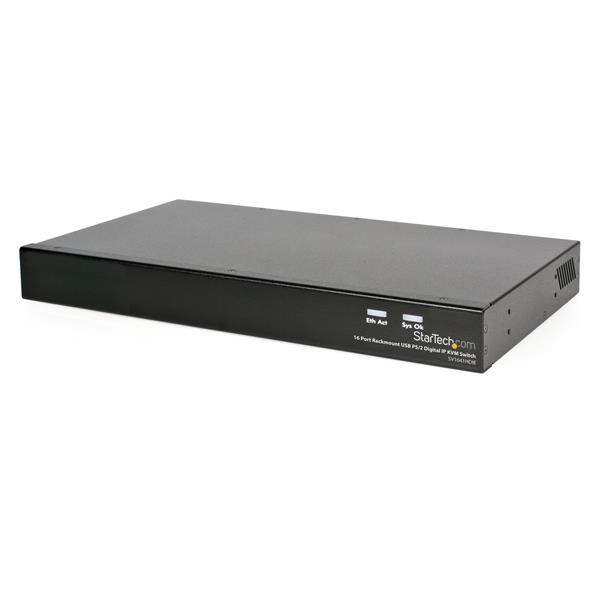 StarTech.com 16 Port Rackmount USB PS/2 Digital IP KVM Switch