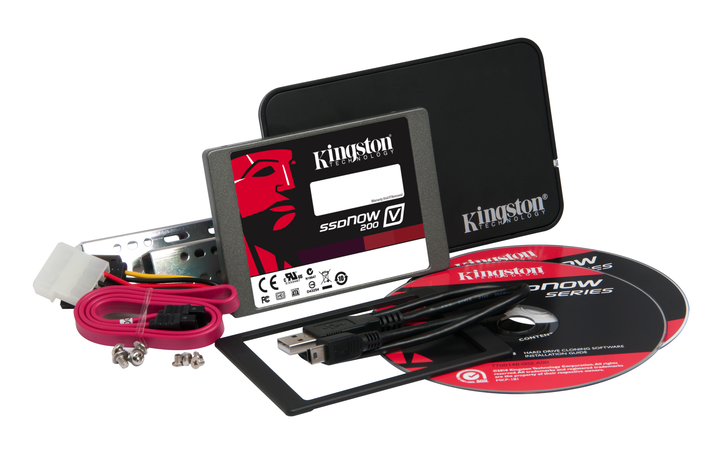 Kingston Technology SSDNow V200 Desktop/Notebook upg. kit 128 GB 2.5"