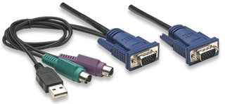 Intellinet 506410 KVM cable Black 3 m