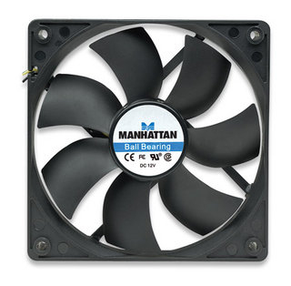 Manhattan Case/Power Supply Fan Computer case Black image 1