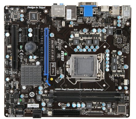 MSI H61MU-E35 (B3) Intel® H61 LGA 1155 (Socket H2) micro ATX