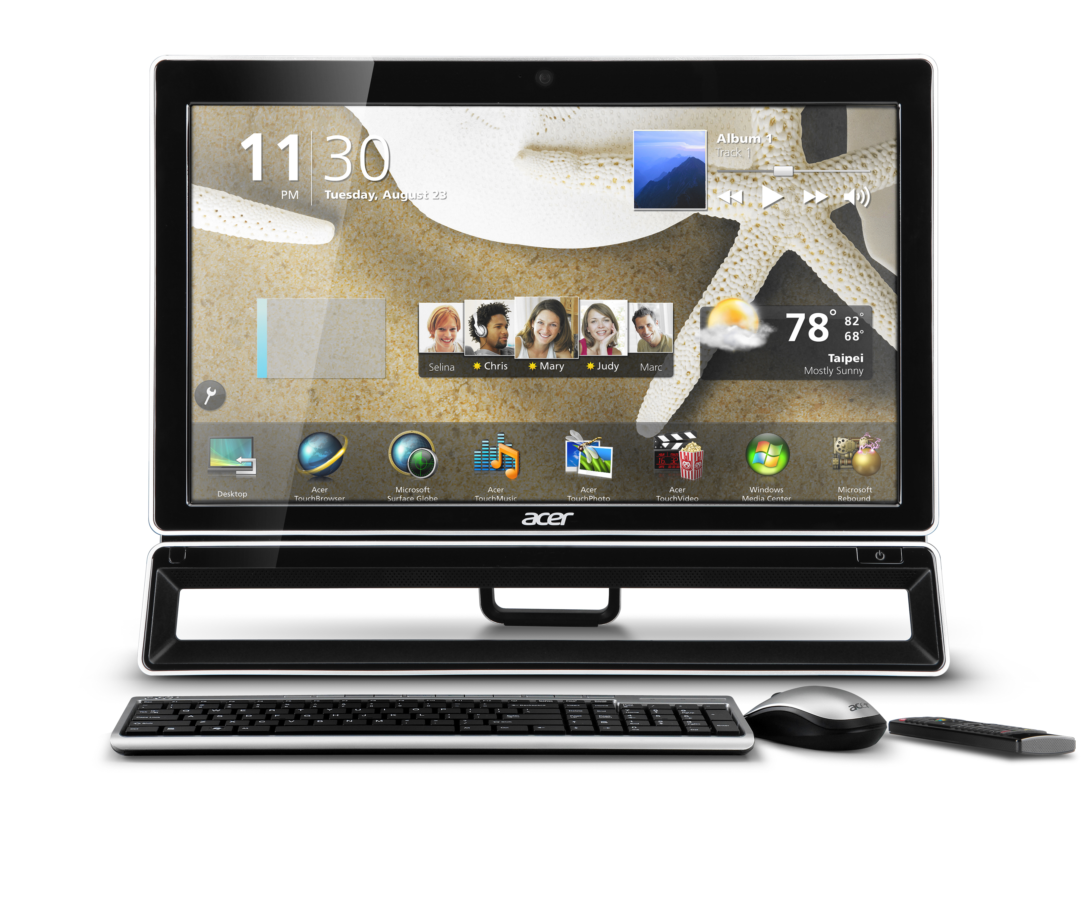 Acer Aspire PW.SHME2.030 All-in-One PC/workstation Intel® Core™ i3 i3-2120 58.4 cm (23") 1920 x 1080 pixels Touchscreen 4 GB DDR3-SDRAM 500 GB NVIDIA® GeForce® GT 520 Windows 7 Home Premium Black, Silver