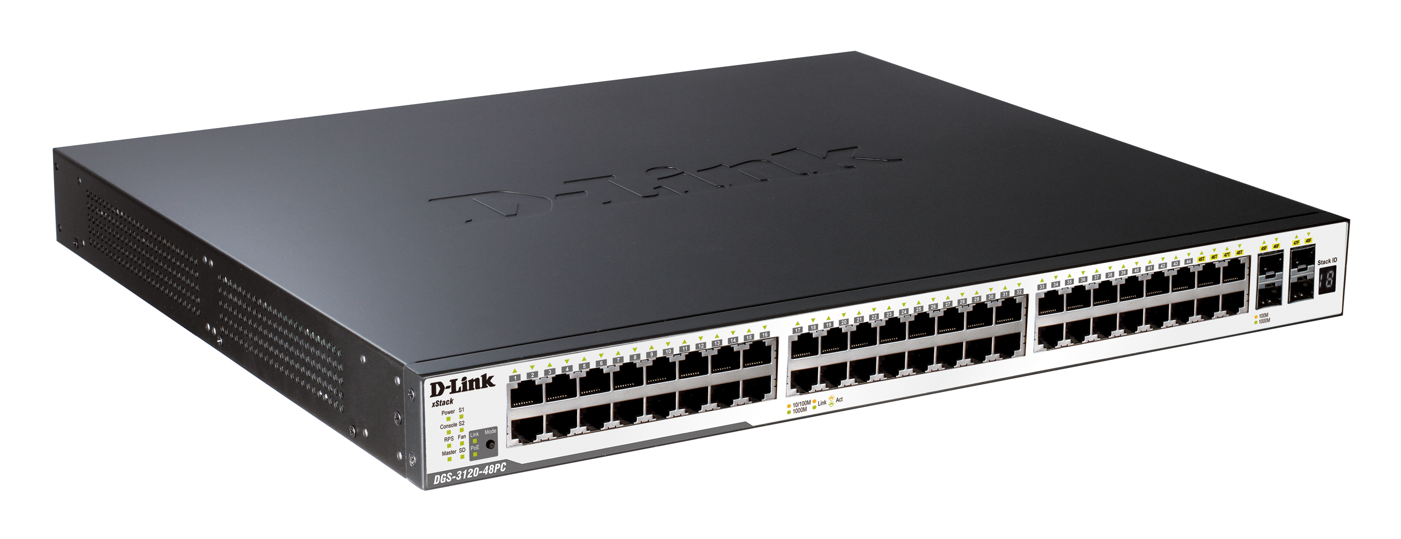 D-Link DGS-3120 xStack Managed L2+ Power over Ethernet (PoE) Black