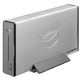 Conceptronic Grab’n’GO Network LAN Hard Drive 320GB external hard drive 7200 RPM 3.5″ Silver image 1